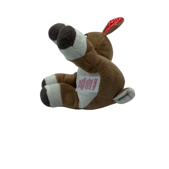 Rudolph The Red-Nosed Reindeer Plush Toy By Kids Preferred 5.5" Hand Held Animal - Picture 6 of 6